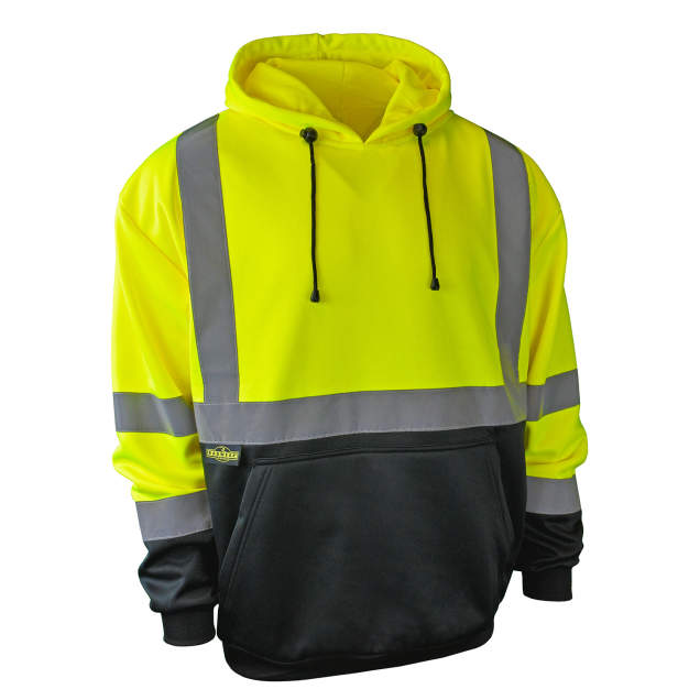 Radians SJ02B-3PGS Hooded Pullover Sweatshirt Class 3 Hi-Vis